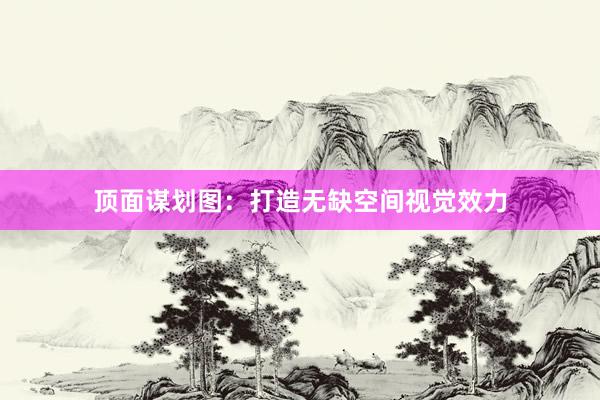 顶面谋划图：打造无缺空间视觉效力